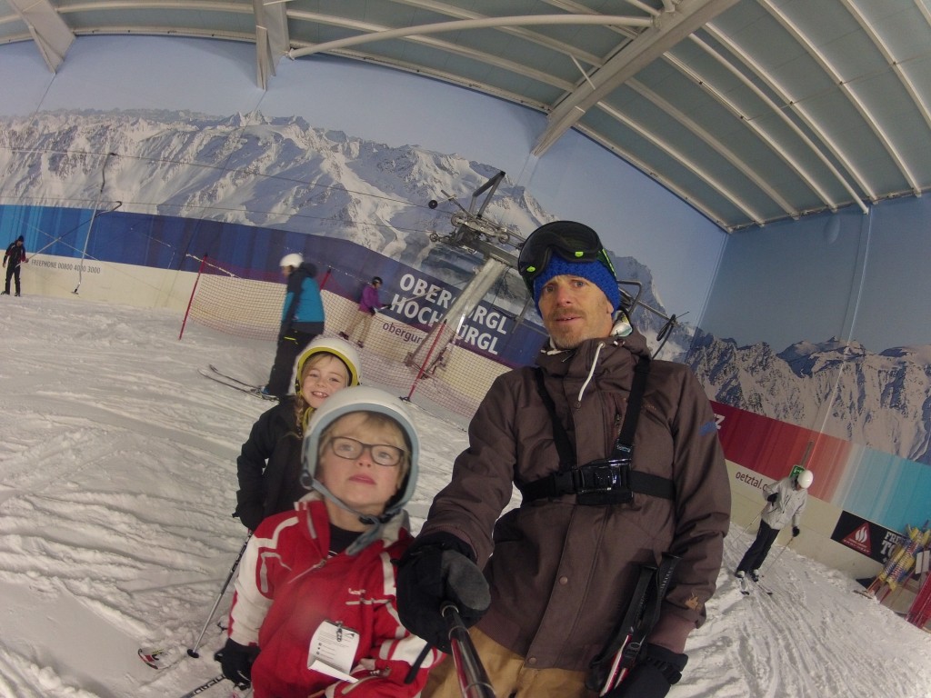 the snow centre selfie
