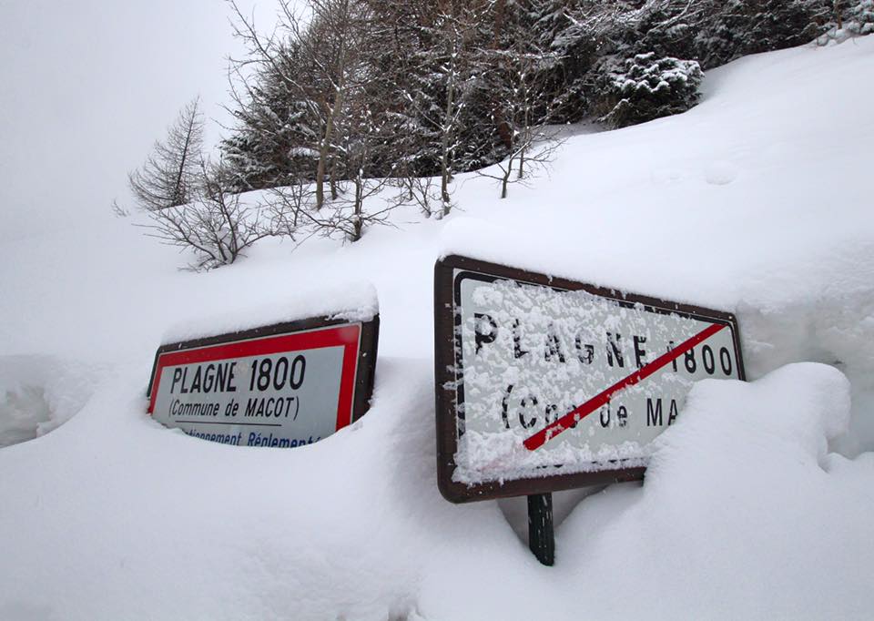 la plagne snow