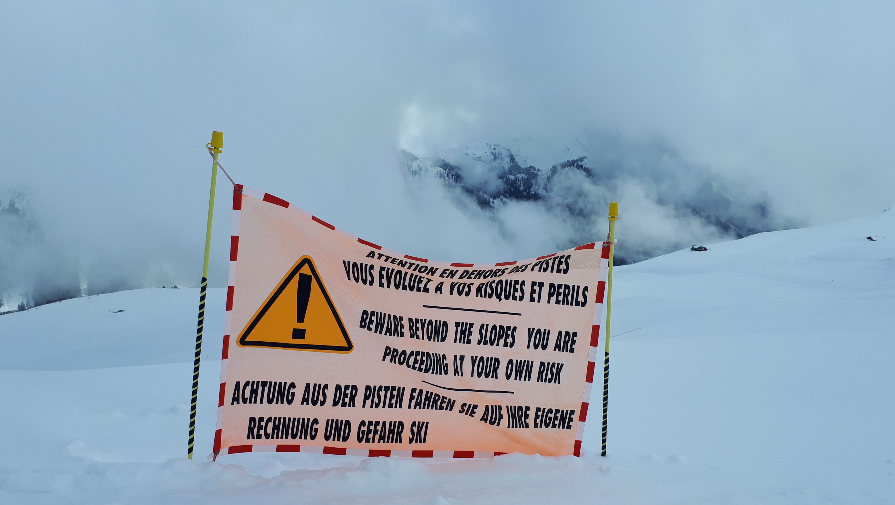 avalanche warning
