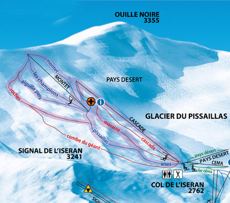summer skiing in val d'isere