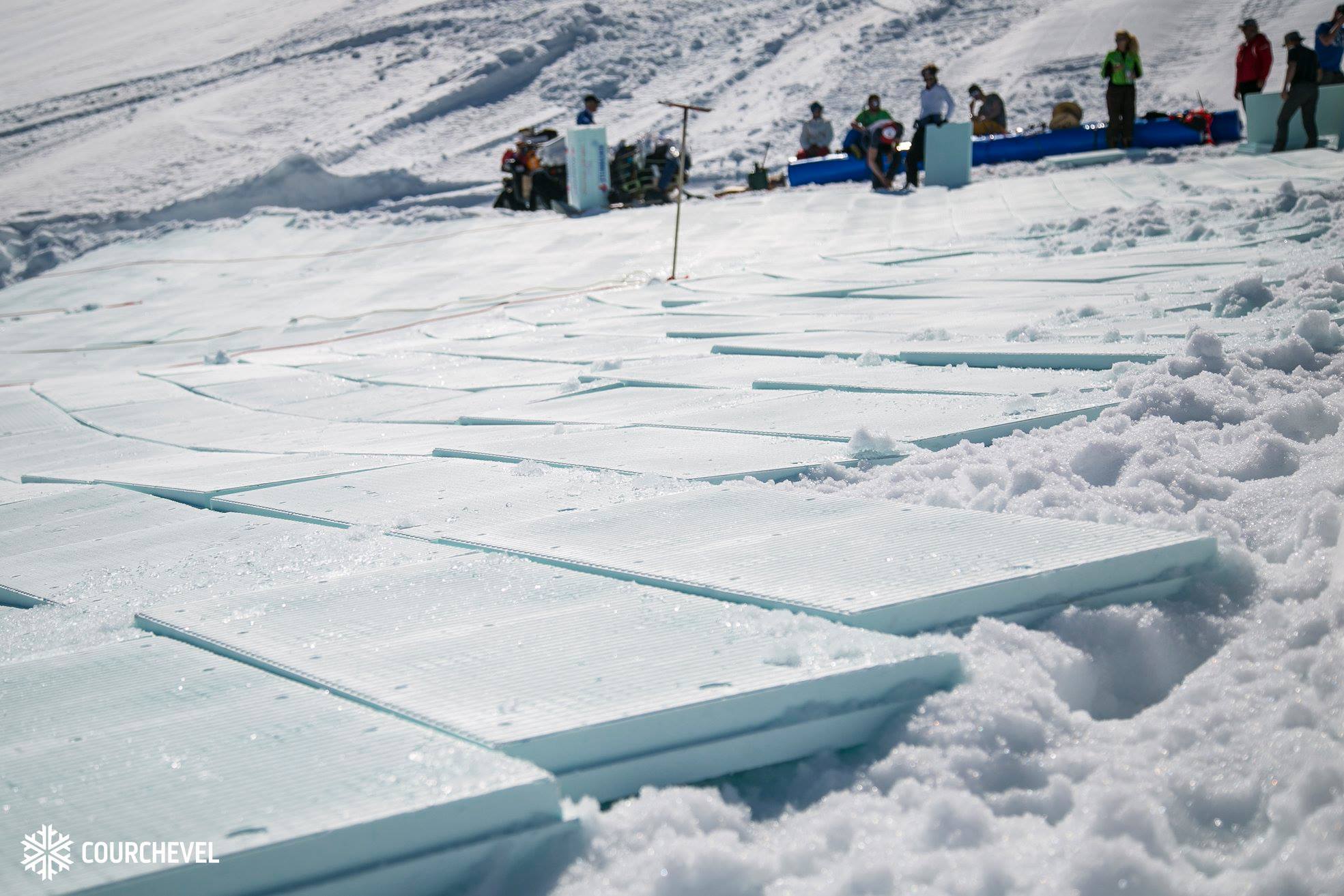 snow farming courchevel